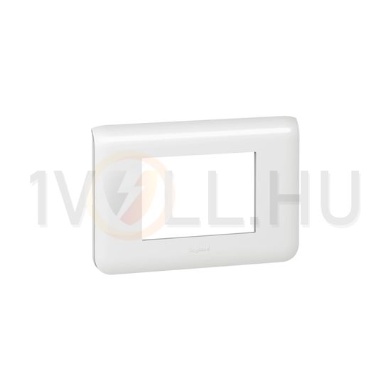 Mosaic keret 3-modulos fehér vízszintes műanyag LEGRAND - 078803