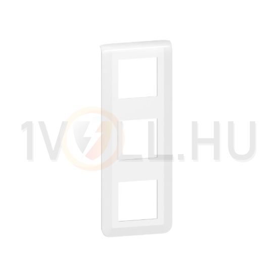 Mosaic keret 3x2 modulos 3-es függőleges műanyag fehér kezeletlen LEGRAND - 078823L