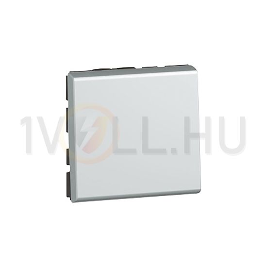 Mosaic N101 nyomó 2M moduláris 1- billentyűs 1z alumínium IP31 süllyesztett dmax. műanyag LEGRAND - 079240