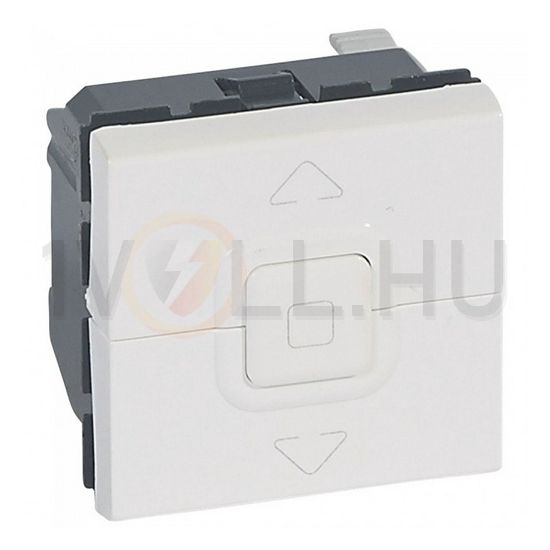 Mosaic redőnymozgató antimikrobális betét közp. fedéllel R105 1P kapcsoló fehér műanyag LEGRAND - 078705