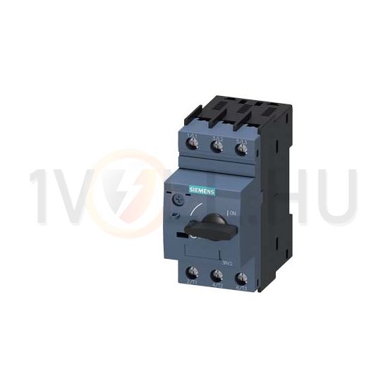 Motorvédő kapcsoló 3P 0.9-1.25A-hő 100kA fix mágneses csavaros SIRIUS SIEMENS - 3RV2011-0KA10