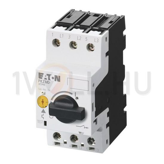 Motorvédő kapcsoló 3P 20-25A-hő 50kA fix termomágneses csavaros PKZM0-25 EATON - 046989