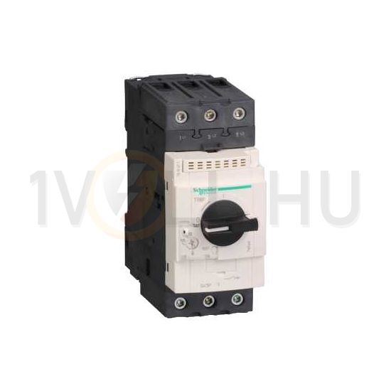 Motorvédő kapcsoló 3P 37-50A-hő 50kA fix termomágneses csavaros TeSys GV3-P Schneider - GV3P50