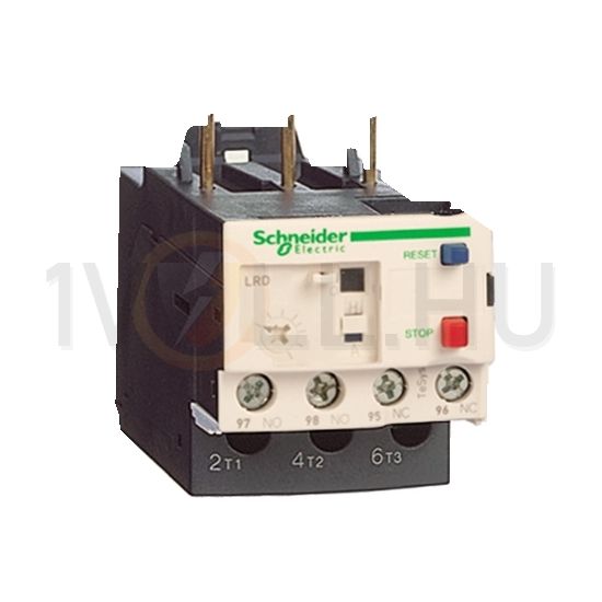 Motorvédő relé (hőkioldó) 0.4-0.63A 1-ny 1-z ráépíthető/önállóan szerelhető TeSys LRD Schneider - LRD04