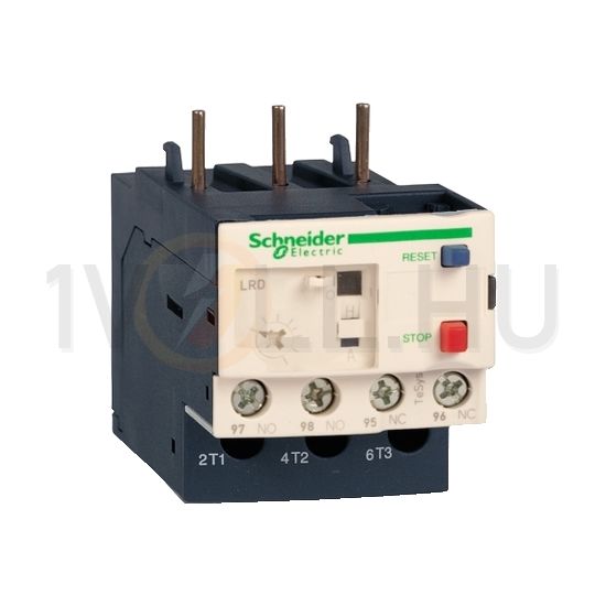 Motorvédő relé (hőkioldó) 12-18A 1-ny 1-z ráépíthető/önállóan szerelhető TeSys LRD Schneider - LRD21