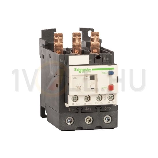 Motorvédő relé (hőkioldó) 37-50A 1-ny 1-z ráépíthető/önállóan szerelhető TeSys LRD Schneider - LRD350