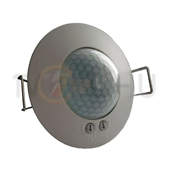 Mozgás-/jelenlétérzékelő álmennyezetbe 360° PIR 7m-érzékelésátmérő 773 010 Paladin Hugo Müller - 773010