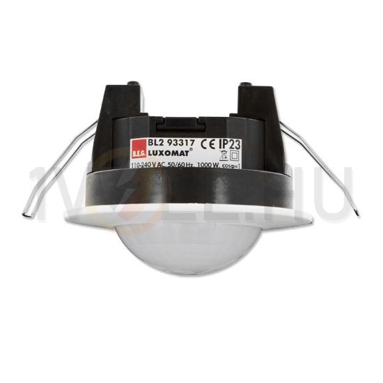 Mozgásérzékelő álmennyezetbe 360° PIR 8m-érzékelésátmérő 1000W 240V fehér IP23 BL2-DE B.E.G. - 93317