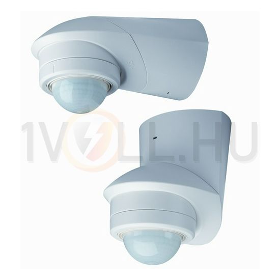 Mozgásérzékelő kültéri felületre 12m/előre 360° PIR 1000W 230V fehér McGuard prof BM360ws GROTHE - 94532