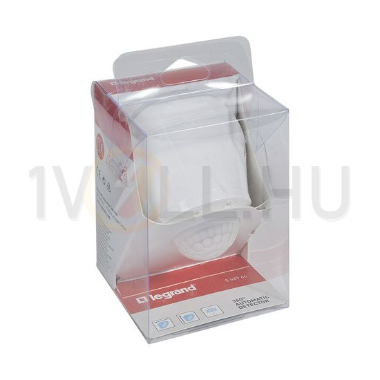 Mozgásérzékelő felületre 8m/előre 360° PIR 240V fehér IP55 LEGRAND - 048946