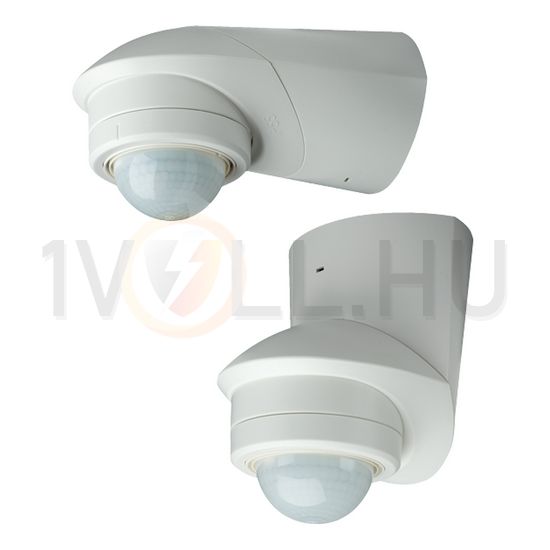 Mozgásérzékelő kültéri felületre 12m/előre 240° PIR 1100W 230V fehér McGuard prof BM240ws GROTHE - 94531