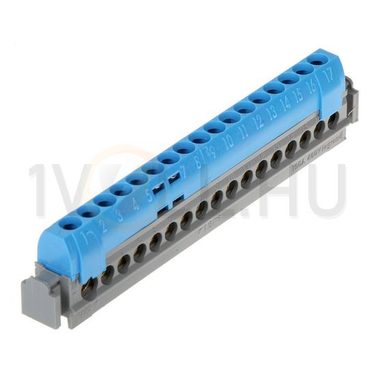 N-sín 17P csavaros 16csatl./16mm2 1csatl./25mm2 kalapsínre Lexic LEGRAND - 004845