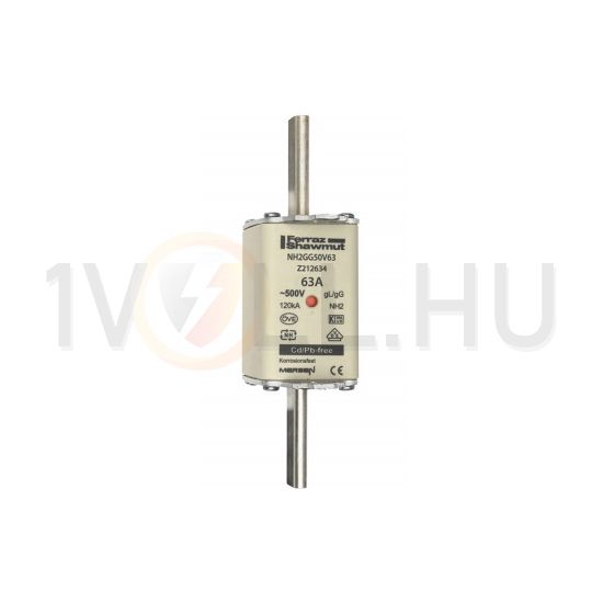NH biztosítóbetét NH2 200A gL/gG 500V középső-kioldásjelzéssel NH2GG50V200 MERSEN - R217733C (372620)