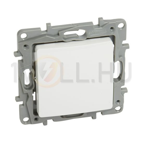 Niloé 101 1P kapcsoló betét fehér süllyesztett IP20 1- billentyű/gomb LEGRAND - 764500