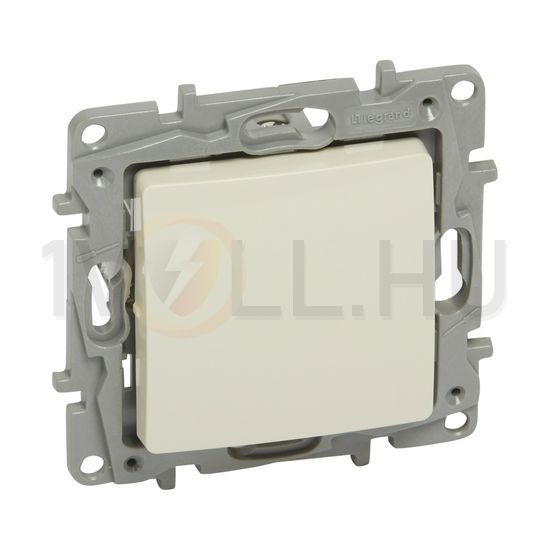 Niloé 107 keresztkapcsoló betét bézs süllyesztett IP20 1- billentyű/gomb LEGRAND - 764604