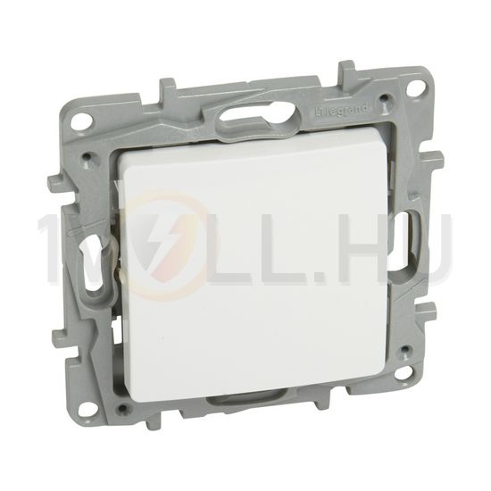 Niloé 107 keresztkapcsoló betét fehér süllyesztett IP20 1- billentyű/gomb LEGRAND - 764504