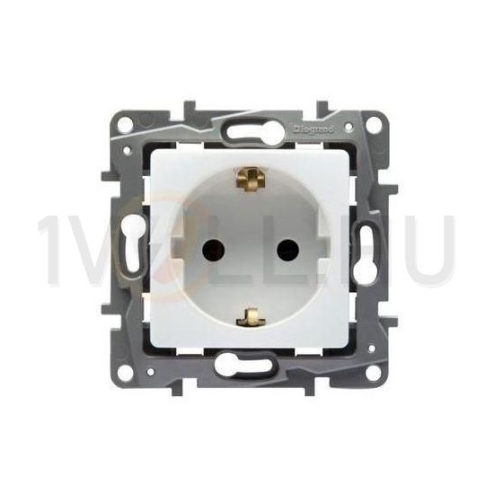 Niloé 162 dugalj földelt központi fedlap fehér IP31 süllyesztett szorítókapcsos LEGRAND - 764539