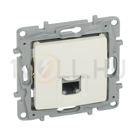 Niloé adatcsatlakozó betét közp. fedéllel RJ45 Cat5 műanyag bézs LEGRAND - 764671