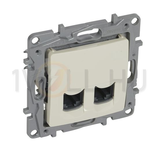 Niloé adatcsatlakozó dugalj UTP 2xRJ45 8(8) Cat6 csavaros LEGRAND - 764674