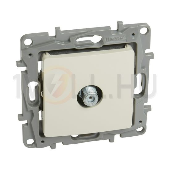 Niloé antenna aljzat F TV csillagpontos süllyesztett bézs 1-kimenet végzáró 1dB/860MHz LEGRAND - 764650