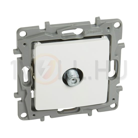 Niloé antenna aljzat F TV csillagpontos süllyesztett fehér 1-kimenet végzáró 1dB/860MHz LEGRAND - 764550
