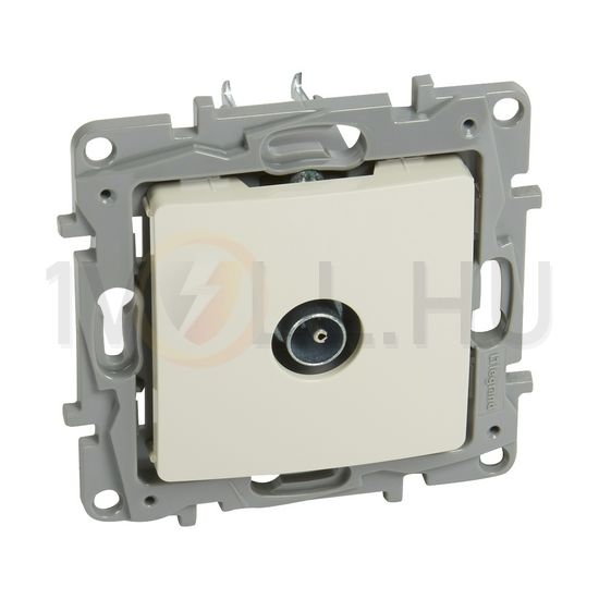 Niloé antenna aljzat TV csillagpontos süllyesztett bézs 1-kimenet végzáró 1dB/860MHz LEGRAND - 764651