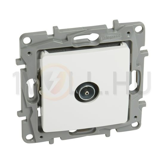 Niloé antenna aljzat TV csillagpontos süllyesztett fehér 1-kimenet végzáró 1dB/860MHz LEGRAND - 764551
