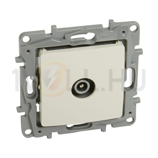 Niloé antenna aljzat TV körmös süllyesztett bézs 1-kimenet átmenő 14dB/860MHz LEGRAND - 764652