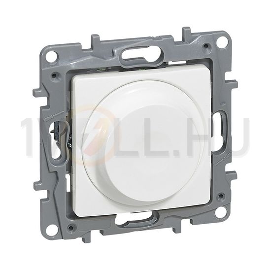Niloé fényerőszabályzó betét központi fedéllel forgatógomb 20-300VA 100-240V fehér LEGRAND - 764588