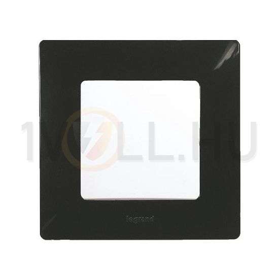 Niloé keret 1-es fekete vízszintes és függőleges műanyag LEGRAND - 397031