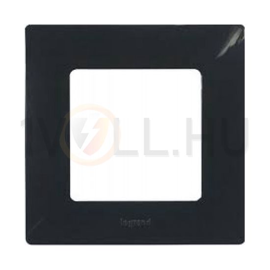 Niloé keret 1-es ónix fekete vízszintes és függőleges műanyag LEGRAND - 397051