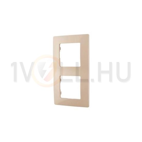 Niloé keret 2-es bézs vízszintes és függőleges műanyag LEGRAND - 665012