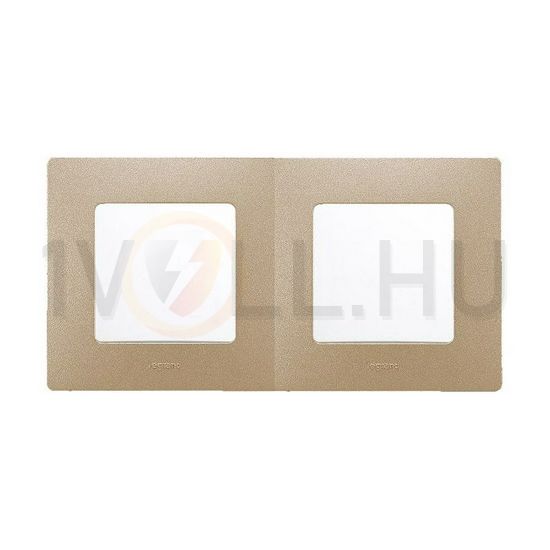 Niloé keret 2-es pezsgő vízszintes és függőleges műanyag LEGRAND - 397062