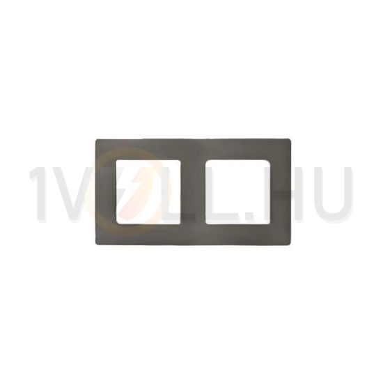 Niloé keret 2-es szürke vízszintes és függőleges műanyag LEGRAND - 665032