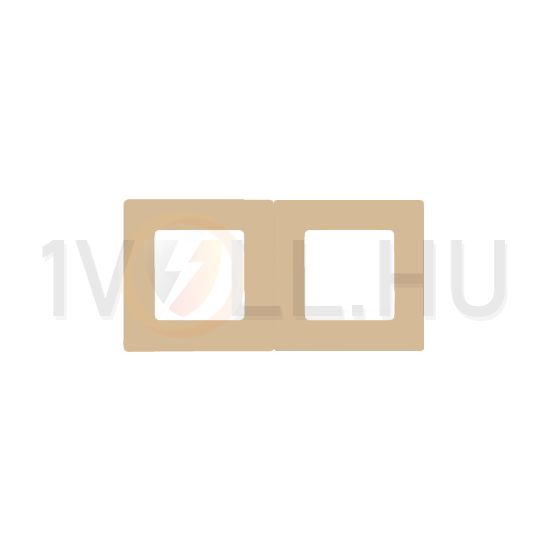 Niloé keret 2-es világos fa dekor vízszintes és függőleges műanyag LEGRAND - 397096