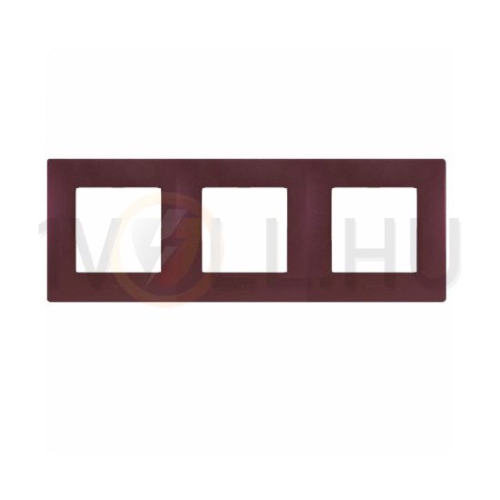 Niloé keret 3-as padlizsánlila vízszintes és függőleges műanyag LEGRAND - 397083