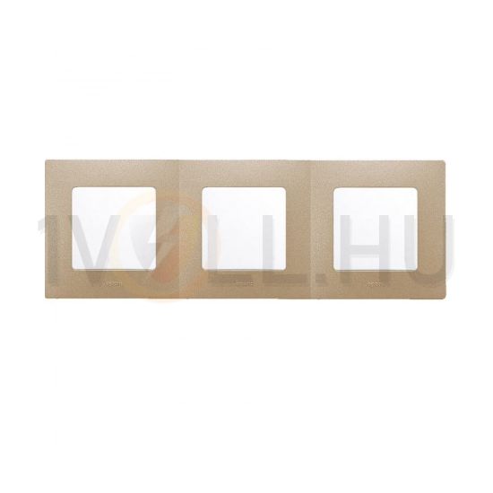 Niloé keret 3-as pezsgő vízszintes és függőleges műanyag LEGRAND - 397063