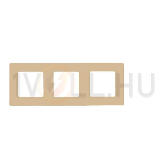 Niloé keret 3-as világos fa dekor vízszintes és függőleges műanyag LEGRAND - 397097