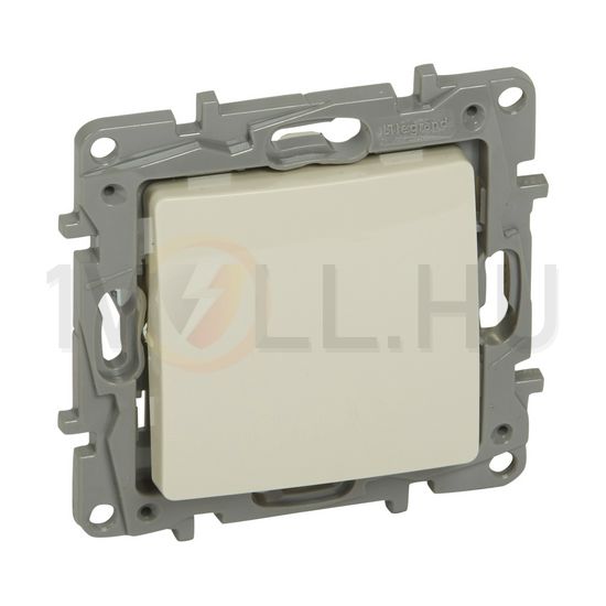 Niloé N106 nyomó betét 1- billentyűs 1v bézs IP20 süllyesztett dmax. műanyag LEGRAND - 764607