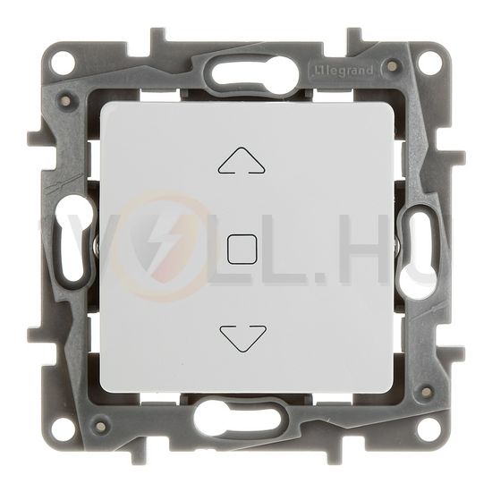 Niloé redőnymozgató NR105 1P nyomó billentyűs fehér műanyag LEGRAND - 764512