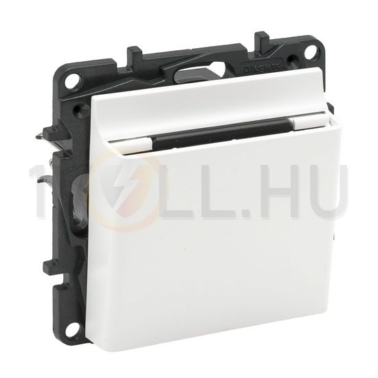 NiloéStep 101 1P hotelkártya-kapcsoló mechanikus betét közp. fedéllel fehér süllyesztett LEGRAND - 863146