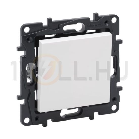 NiloéStep 107 keresztkapcsoló betét közp. fedéllel fehér süllyesztett rugós IP20 LEGRAND - 863107