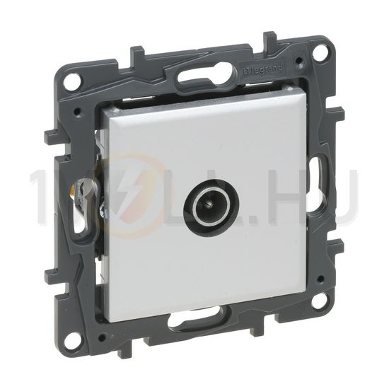 NiloéStep antenna aljzat TV csillagpontos 1x végzáró süllyesztett 1dB/860MHz alumínium LEGRAND - 863374