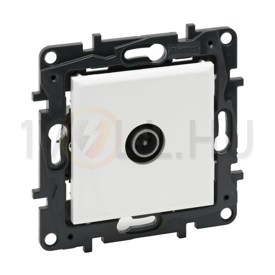 NiloéStep antenna aljzat TV csillagpontos 1x végzáró süllyesztett fehér 1dB/860MHz LEGRAND - 863174
