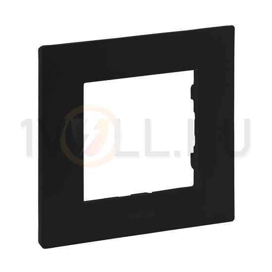 NiloéStep keret 1-egység vízszintes és függőleges műanyag fekete kezeletlen LEGRAND - 863591