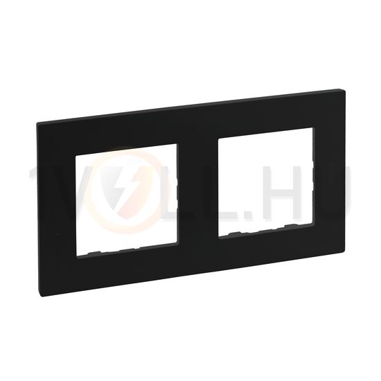 NiloéStep keret 2-egység vízszintes és függőleges műanyag fekete kezeletlen LEGRAND - 863592