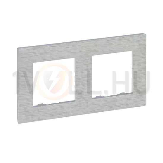 NiloéStep keret csiszolt alumínium 2-egység vízszintes és függőleges műanyag kezeletlen LEGRAND - 863892