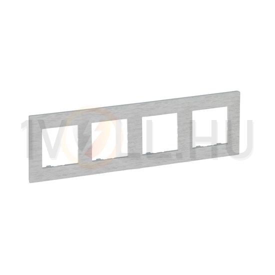 NiloéStep keret csiszolt alumínium 4-egység vízszintes és függőleges műanyag kezeletlen LEGRAND - 863894