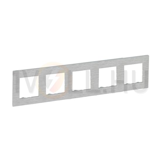 NiloéStep keret csiszolt alumínium 5-egység vízszintes és függőleges műanyag kezeletlen LEGRAND - 863895