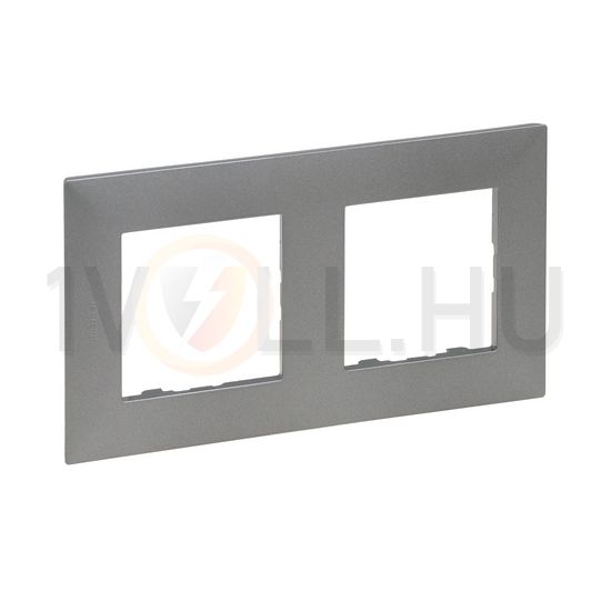 NiloéStep keret grafit szürke 2-egység vízszintes és függőleges műanyag kezeletlen LEGRAND - 863492